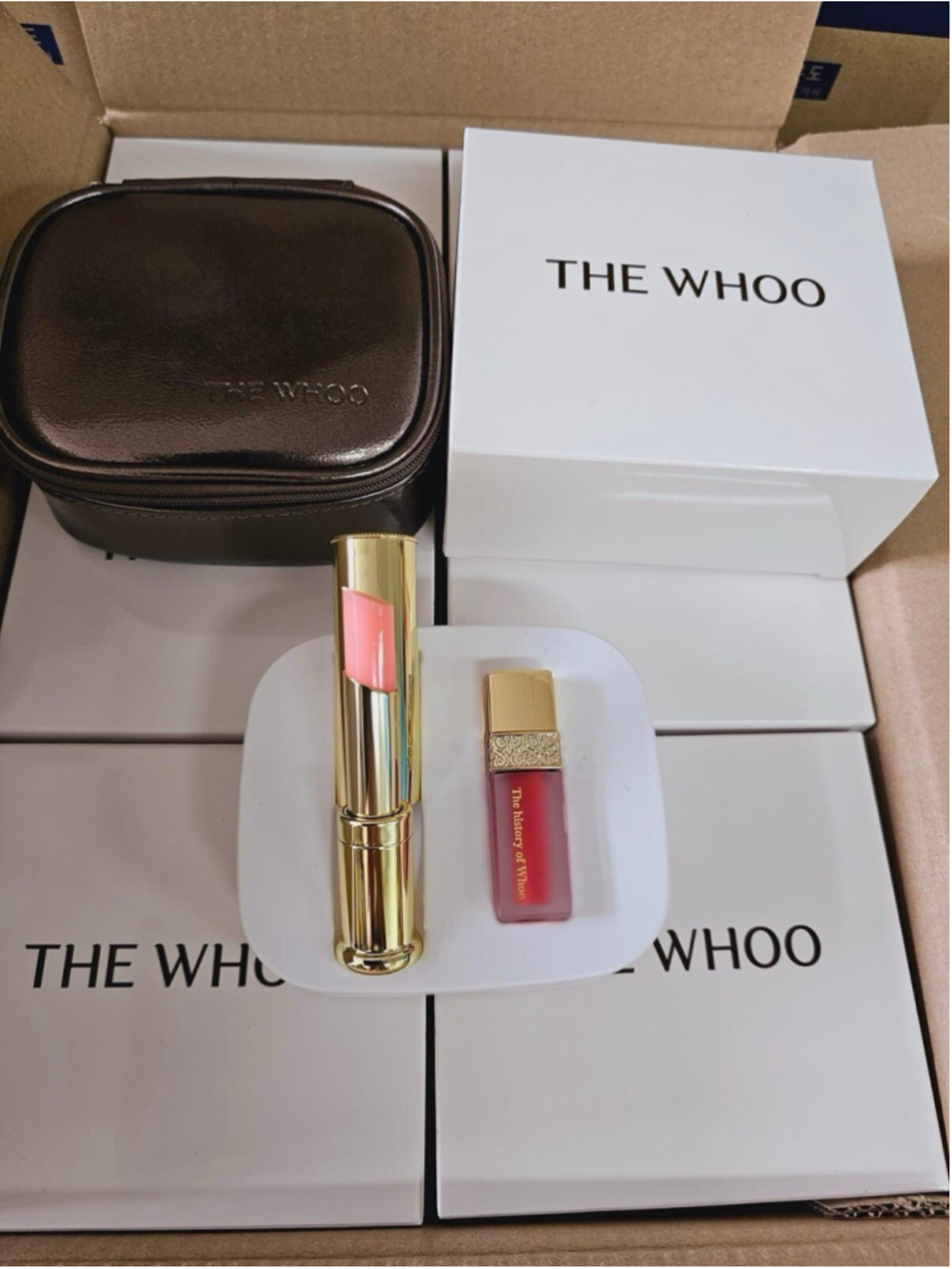 The History of Whoo Gongjinhyang Mi Glow Lip Balm Special Set - Pink Color